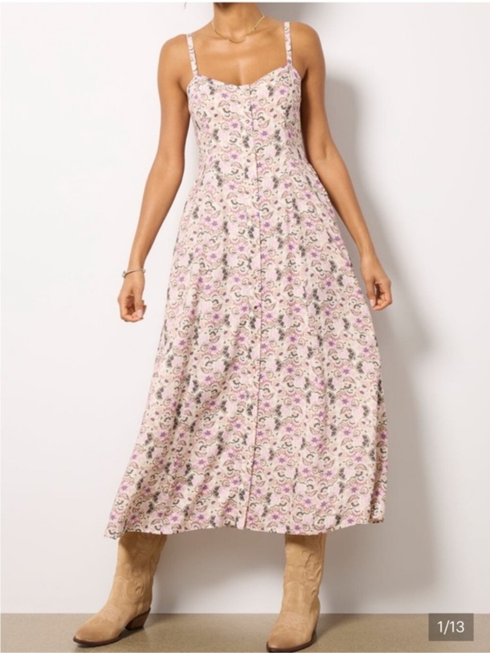 Evereve • Z Supply Angel Eyes Toile Maxi Dress S NWT